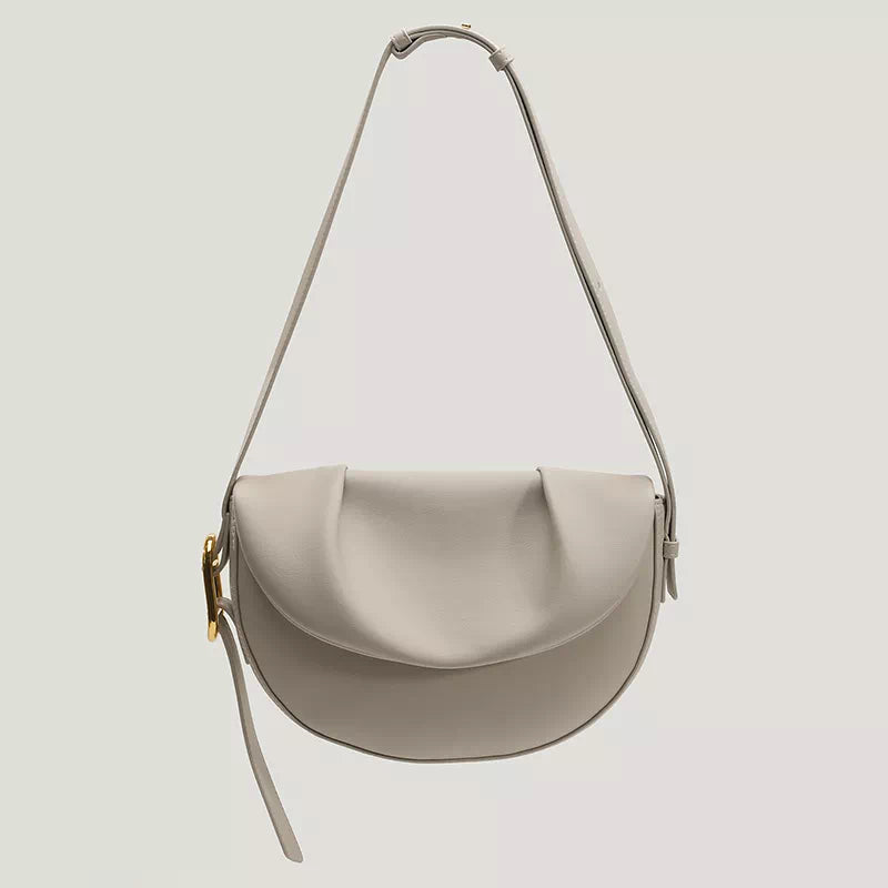 Leather Saddle Crossbody Bag