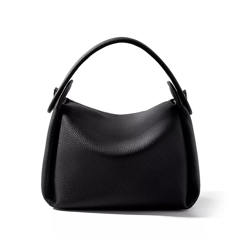 Leather Crossbody Bag With Top Handle