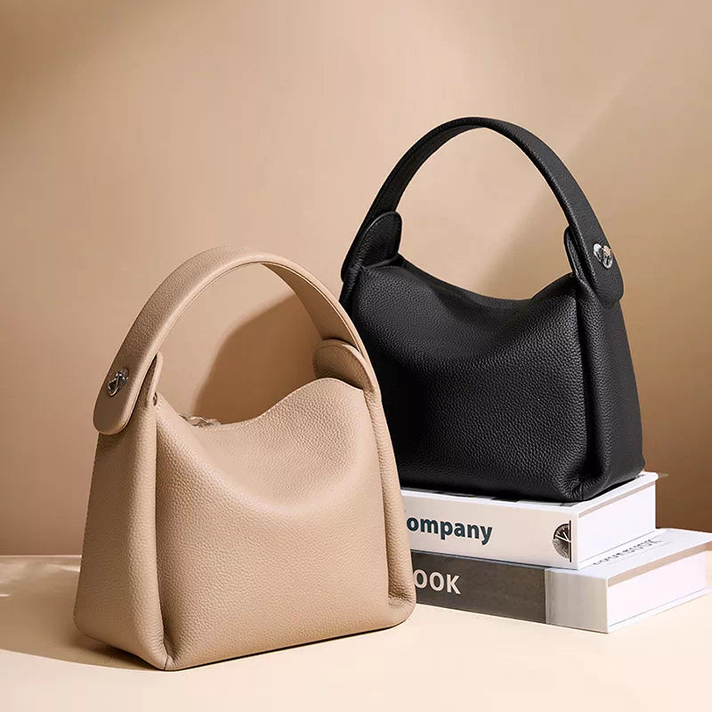 Leather Crossbody Bag With Top Handle
