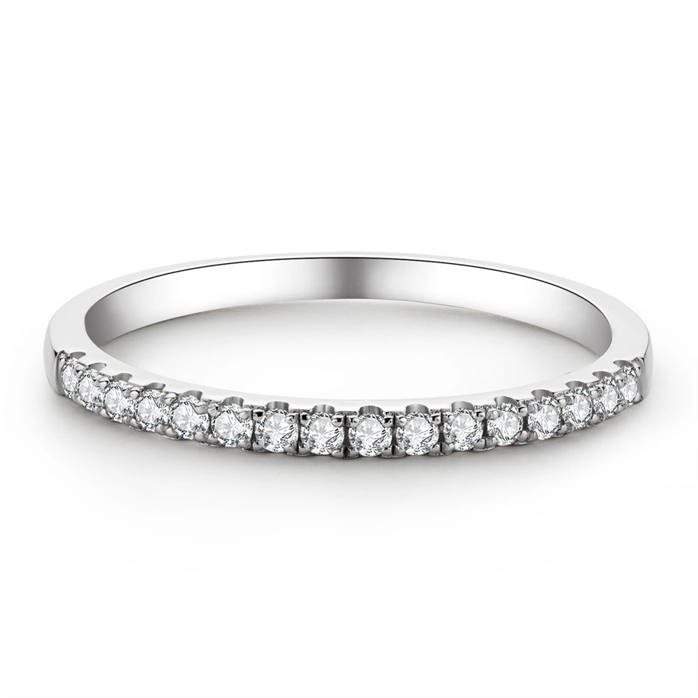 Sparkling Row Eternity Ring