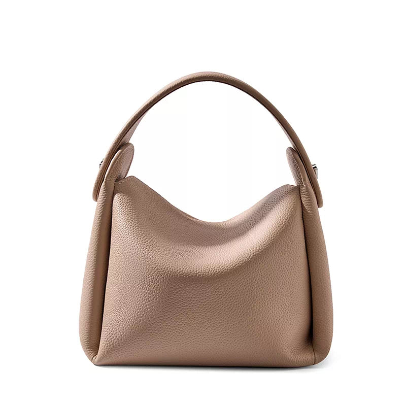Leather Crossbody Bag With Top Handle