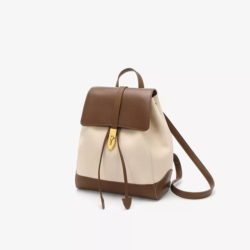 Women's Small Leather Backpack Purse