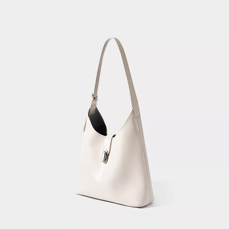 Leather Shoulder Hobo Bag