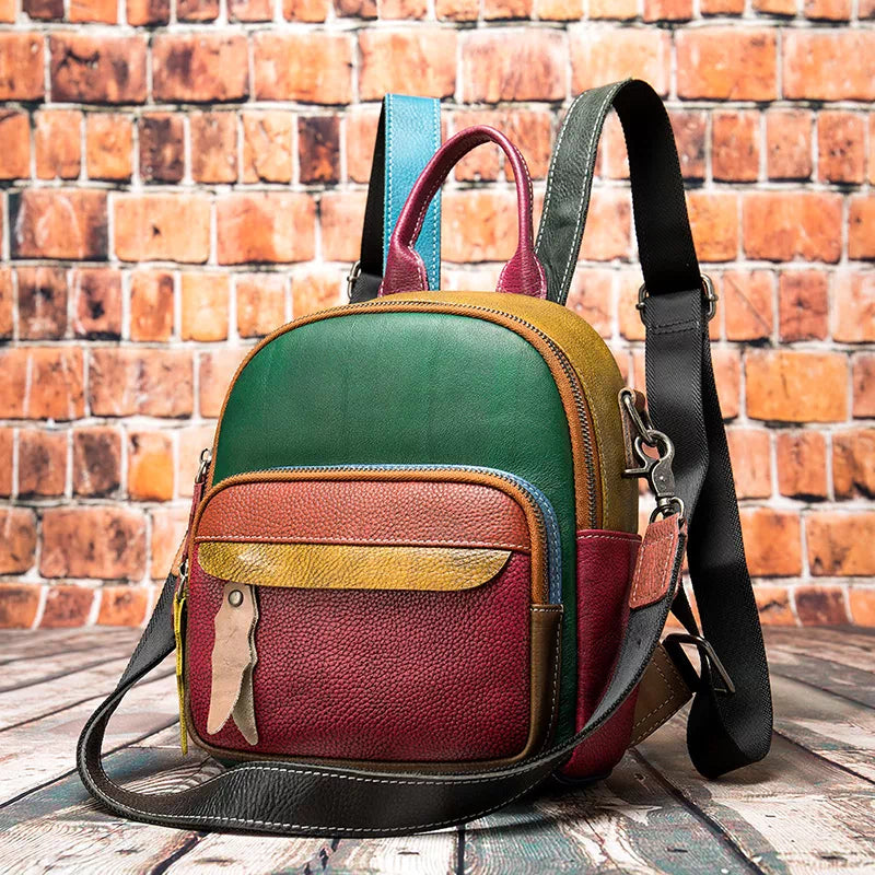 Women's Leather Backpack Purse