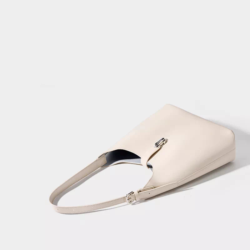 Leather Shoulder Hobo Bag