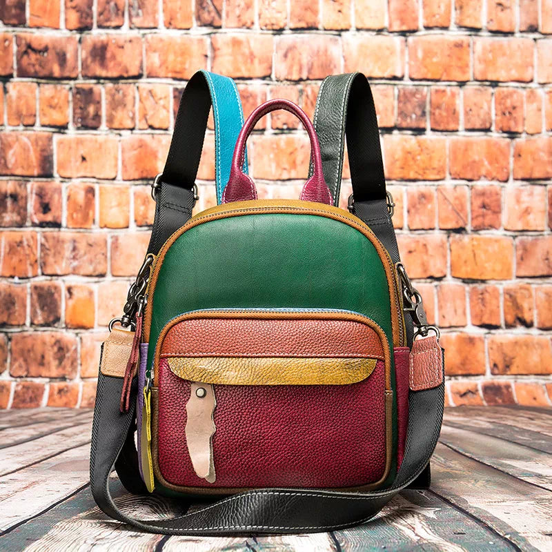 Women's Leather Backpack Purse