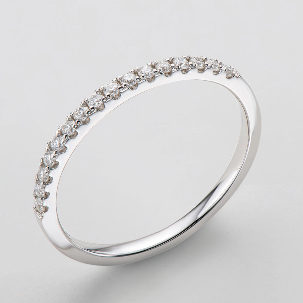 Sparkling Row Eternity Ring