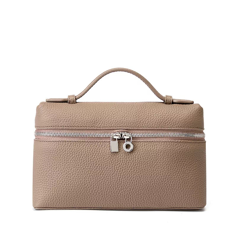 Leather Satchel Top Handle Bag