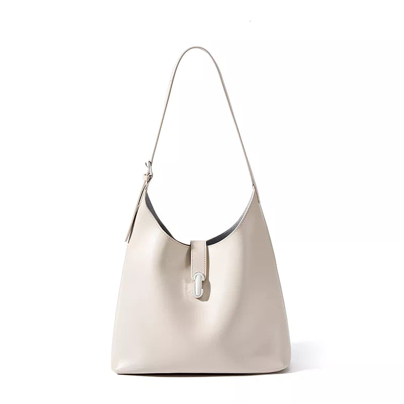 Leather Shoulder Hobo Bag