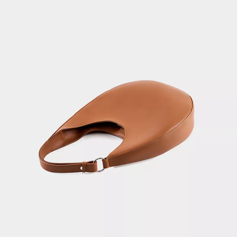Leather Shoulder Hobo Bag