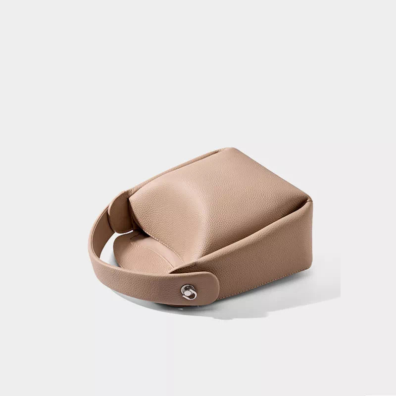 Leather Crossbody Bag With Top Handle