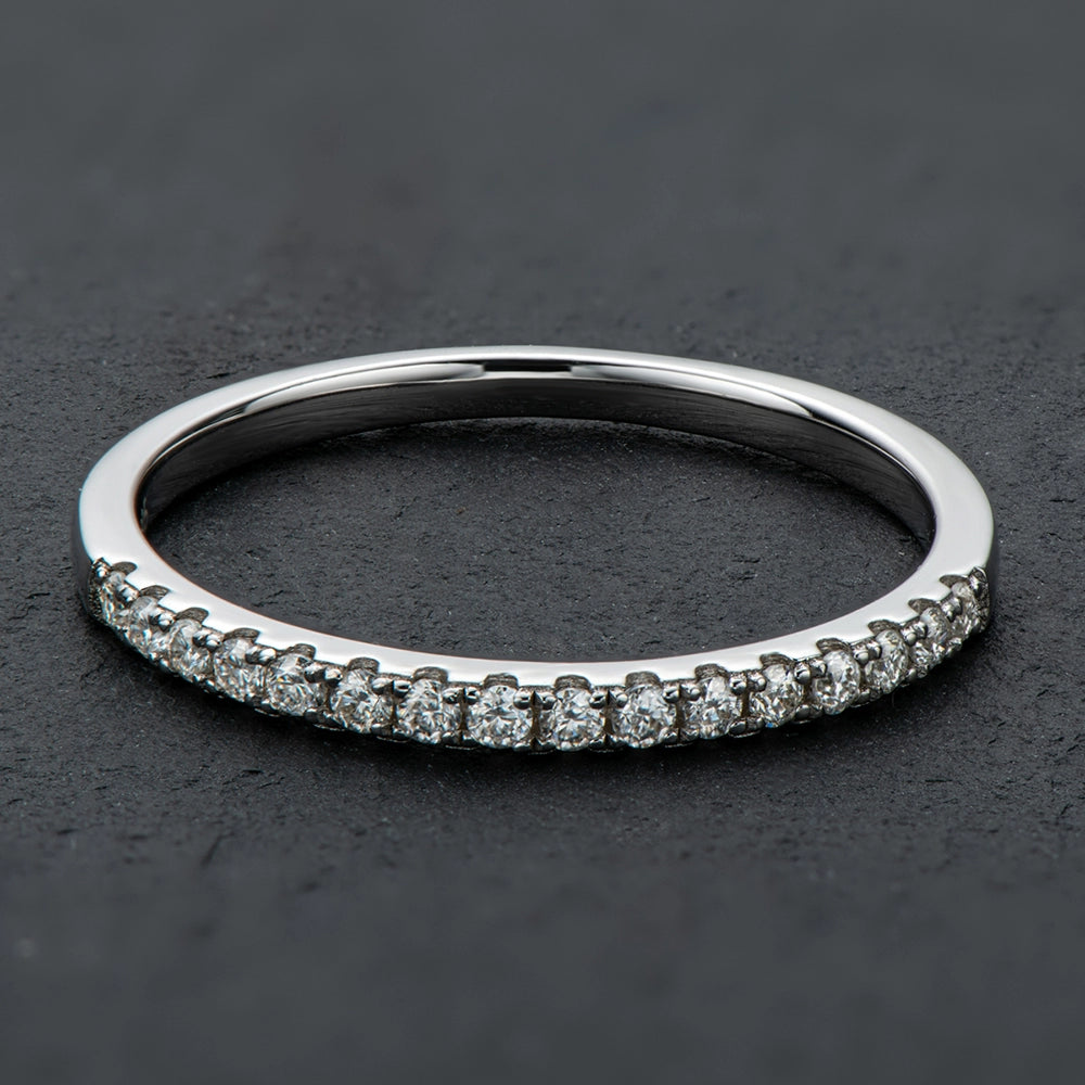 Sparkling Row Eternity Ring