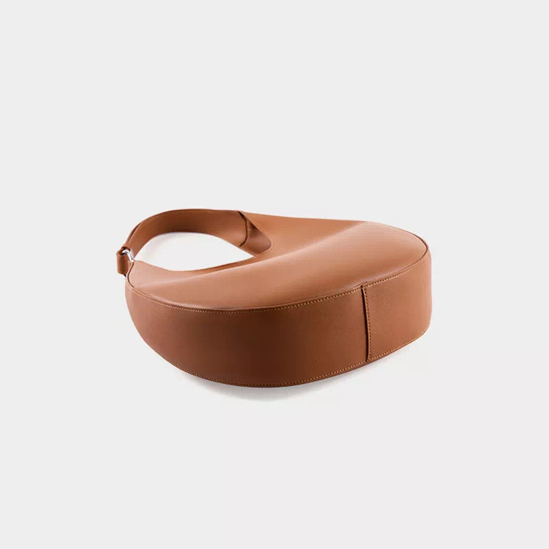 Leather Shoulder Hobo Bag