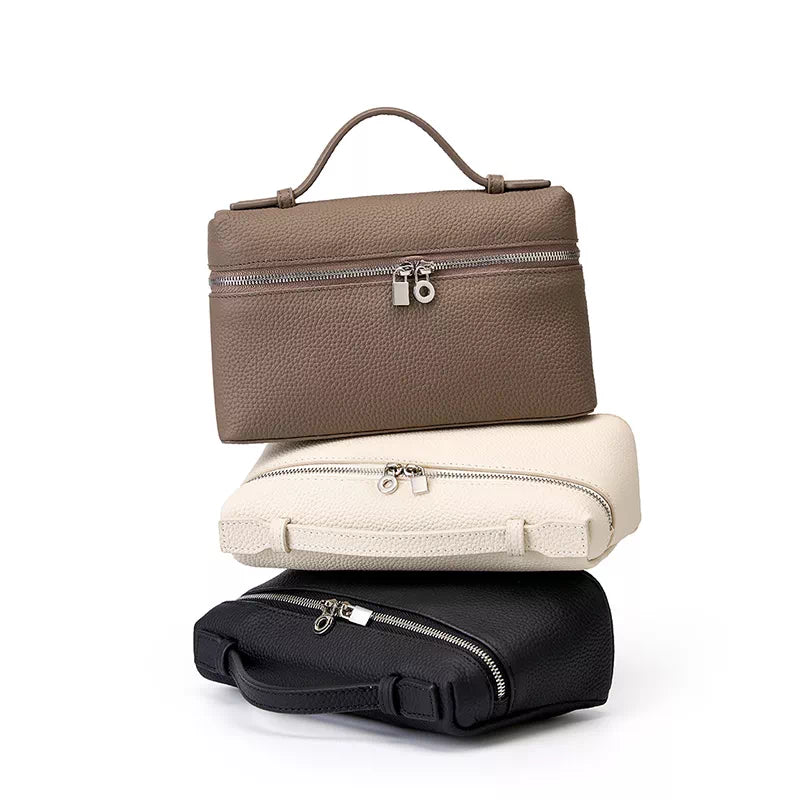 Leather Satchel Top Handle Bag