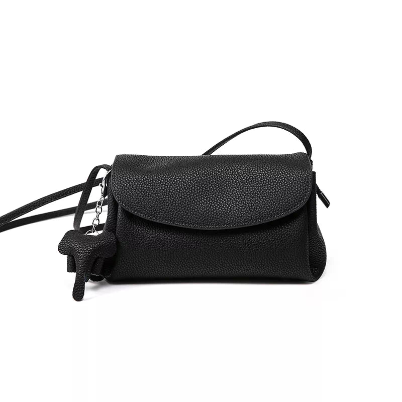 Flap Leather Crossbody Purse