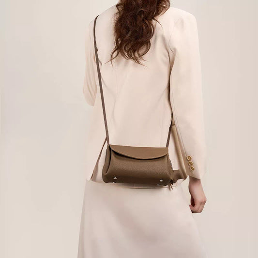 Flap Leather Crossbody Purse