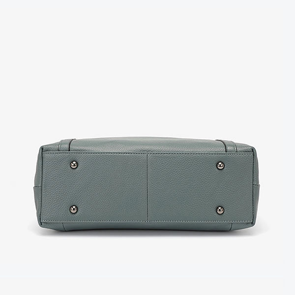 Leather Crossbody Tote Bag