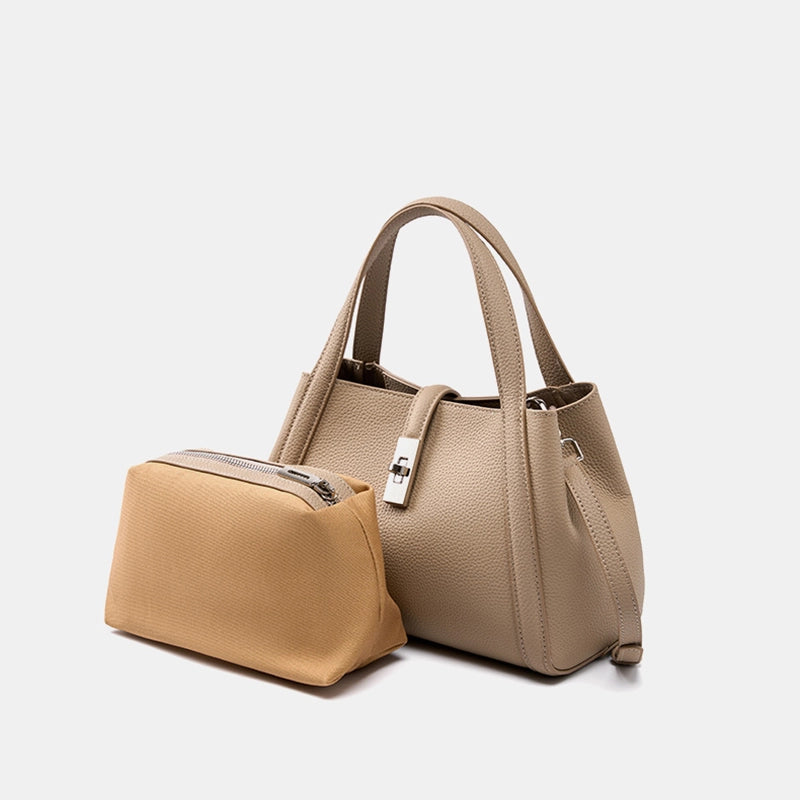Leather Satchel Handbag