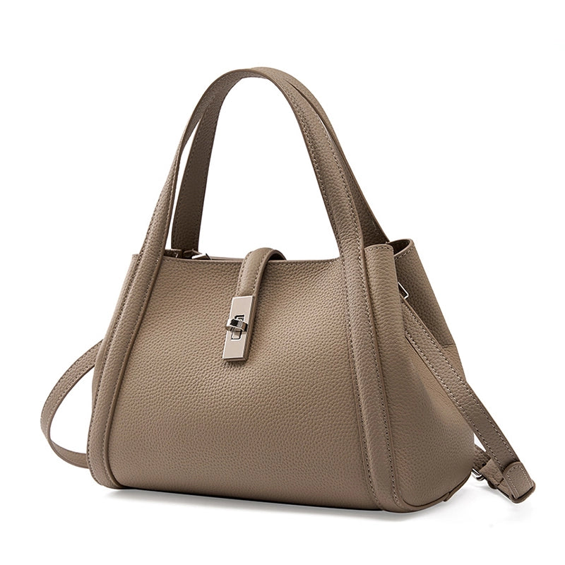 Leather Satchel Handbag