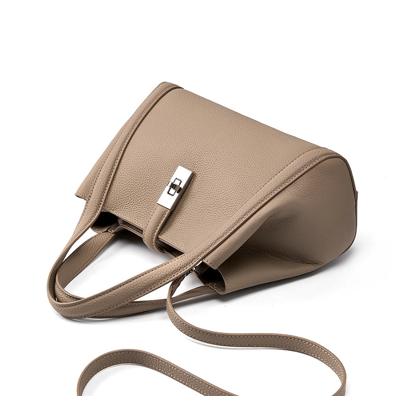 Leather Satchel Handbag