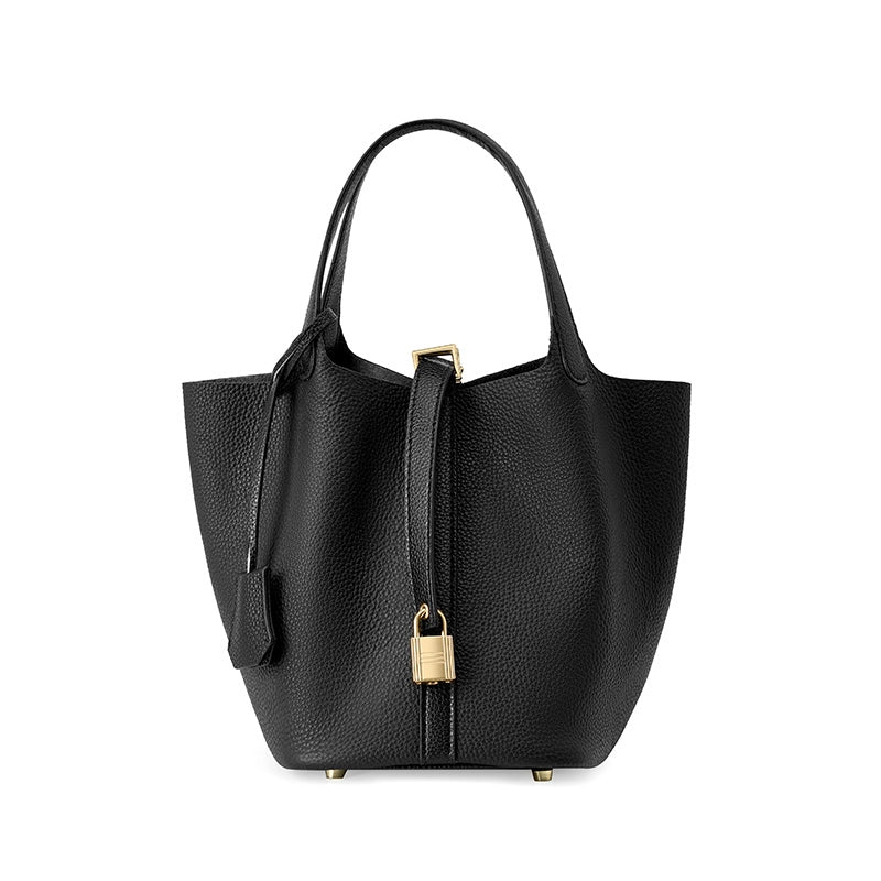 Small Leather Tote Bag