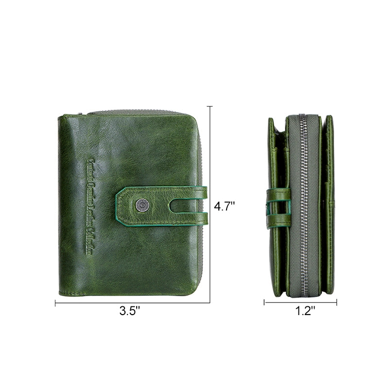 Women's Leather Bifold Wallet