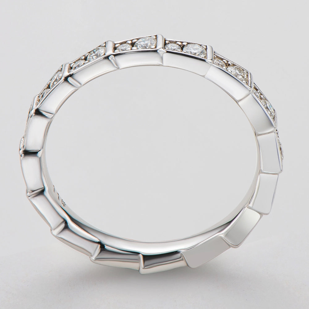 Sparkling Row Eternity Ring