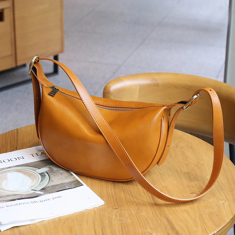 Leather Crossbody Sling Bag