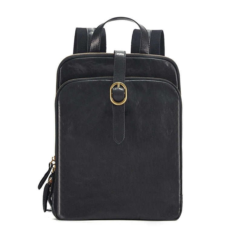 Women's Leather Laptop Backpack