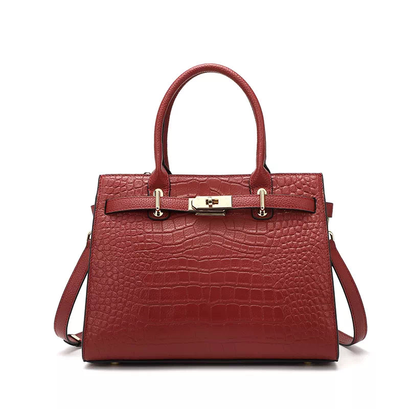 Leather Top Handle Satchel