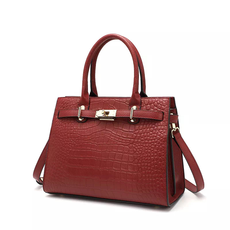 Leather Top Handle Satchel