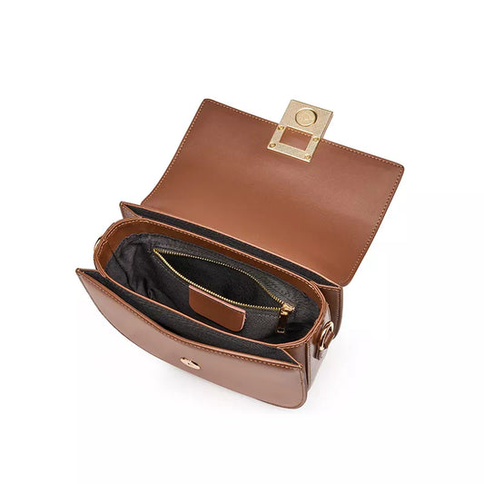 Leather Saddle Crossbody Bag