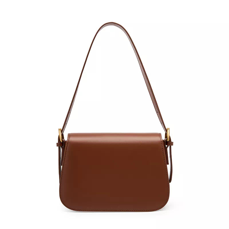 Leather Flap Convertible Shoulder Bag