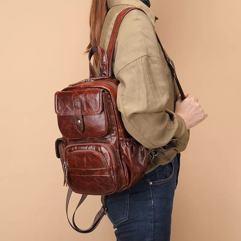 Women's Leather Backpack Purse
