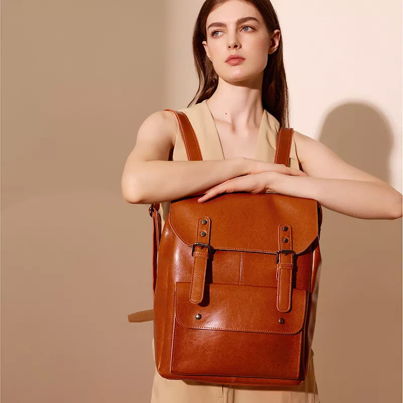 Women's Leather Backpack