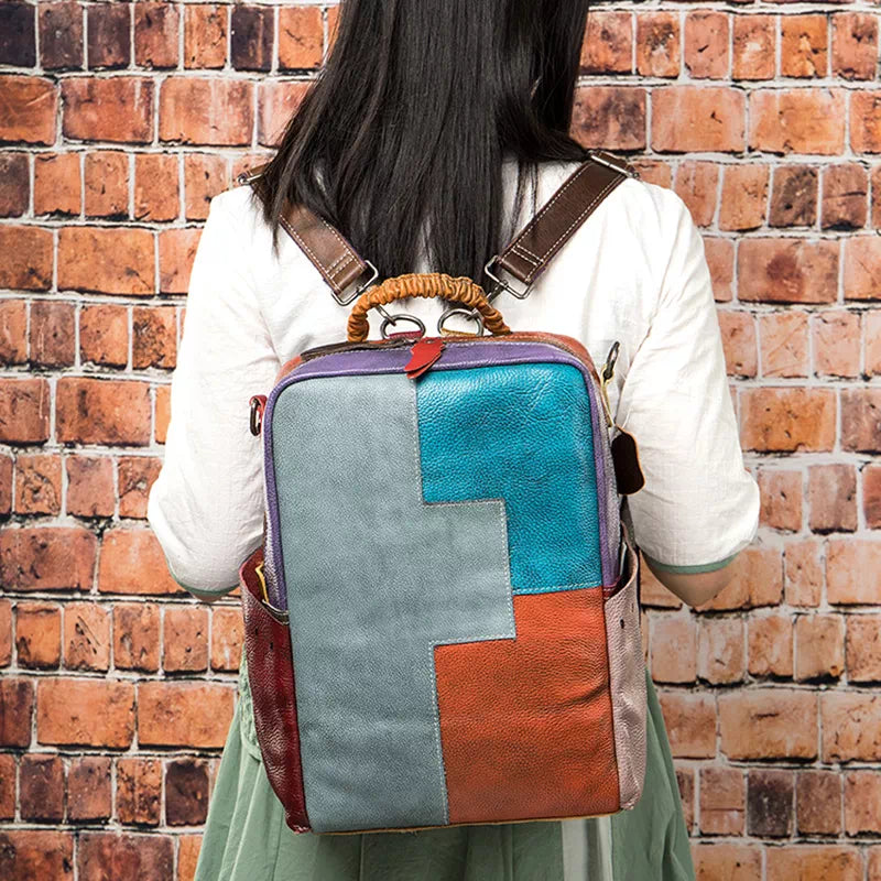 Women's Vintage Backpack Leather backpack