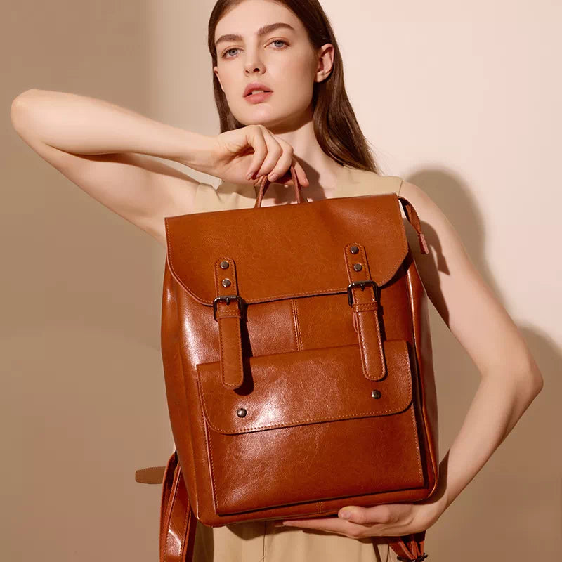 Women's Leather Backpack