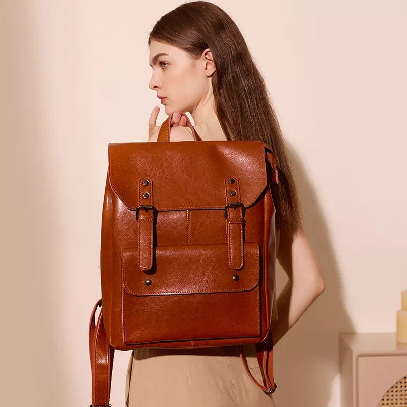 Women's Leather Backpack