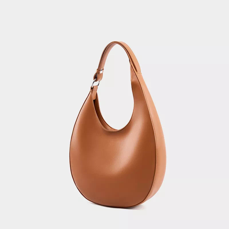 Leather Shoulder Hobo Bag