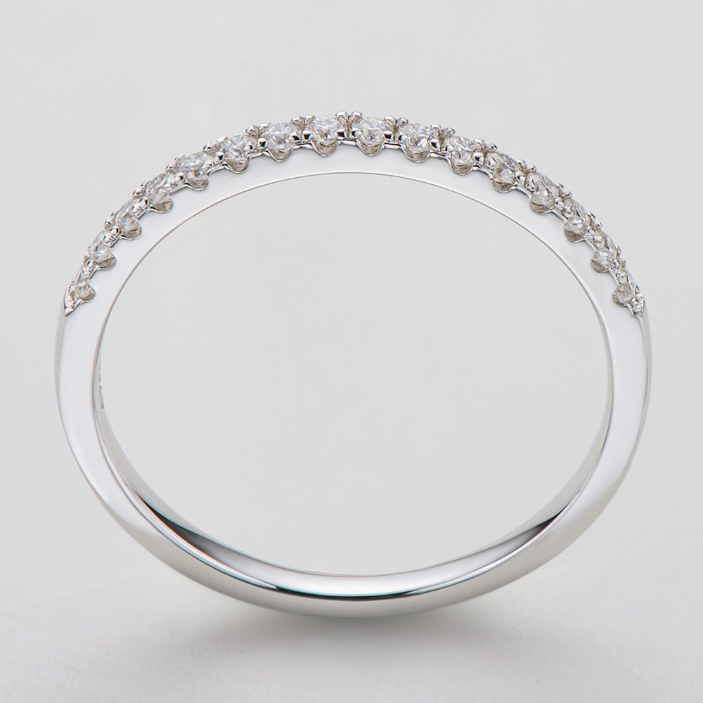 Sparkling Row Eternity Ring