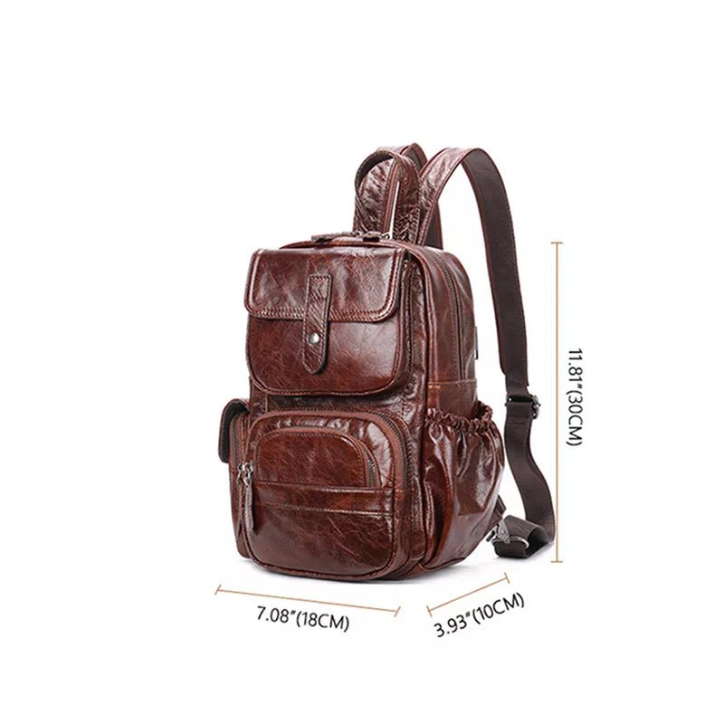 Women's Leather Backpack Purse