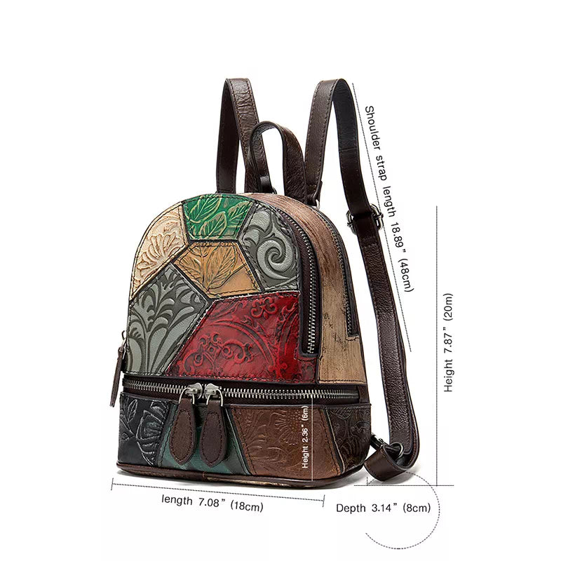 Women's Leather Backpack Purse