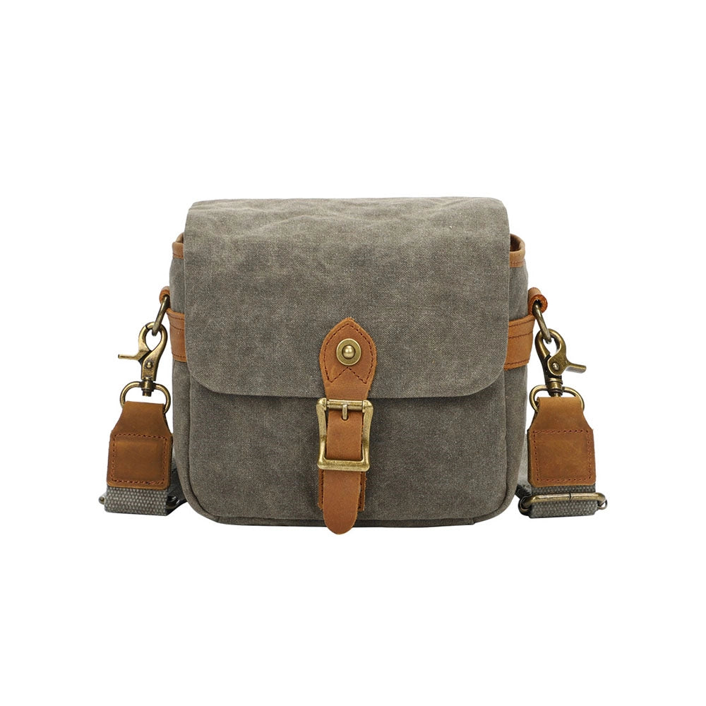 Waxed Canvas DSLR & Mirrorless Crossbody Bag