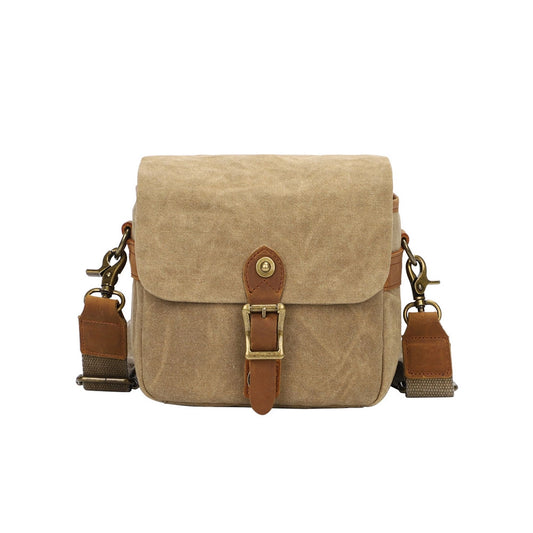 Waxed Canvas DSLR & Mirrorless Crossbody Bag