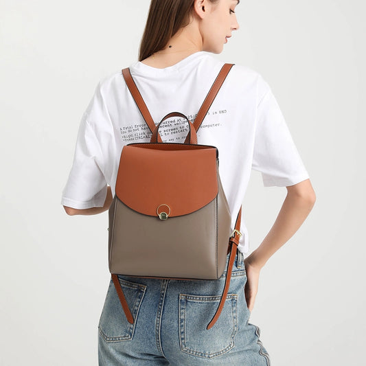 Leather Backpack Purse