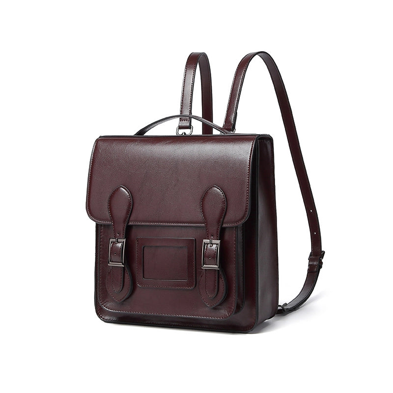 Leather Cambridge Satchel Backpack