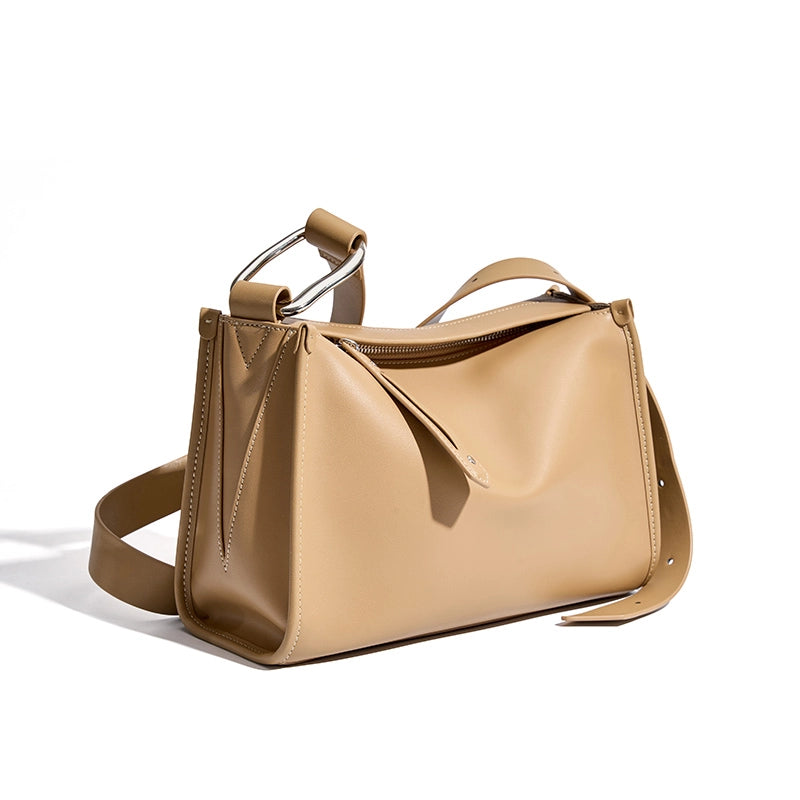 Women's Leather Crossbody Bag Zipper Closure – Luke Lady Women's Leather Crossbody Bag Zipper Closure – Luke Lady