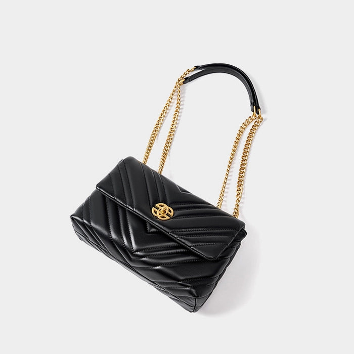 Women's Shoulder Bag Chain Strap Leather Convertible