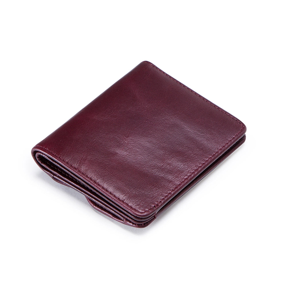 Women's Compact Leather Bifold Wallet