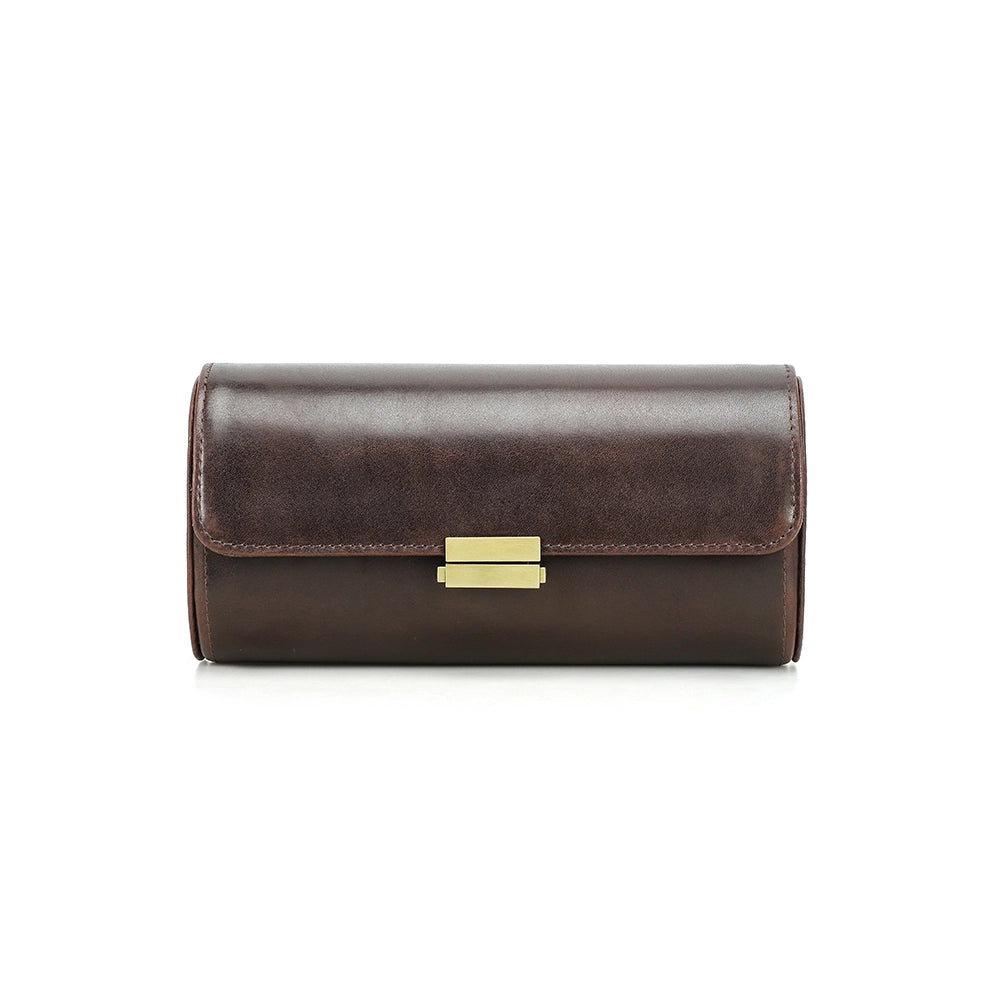Leather Watch Case For 3 Watches